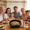 Uncoated Thick Iron Pot - Artisan Unenameled Cast Iron Casserole, Non-Stick Japanese Iron Pan with Lid without Coating Durable and Rust-Free for Kitchen Cooking Frying (Hammered Wood Lid,30cm/12'') #2