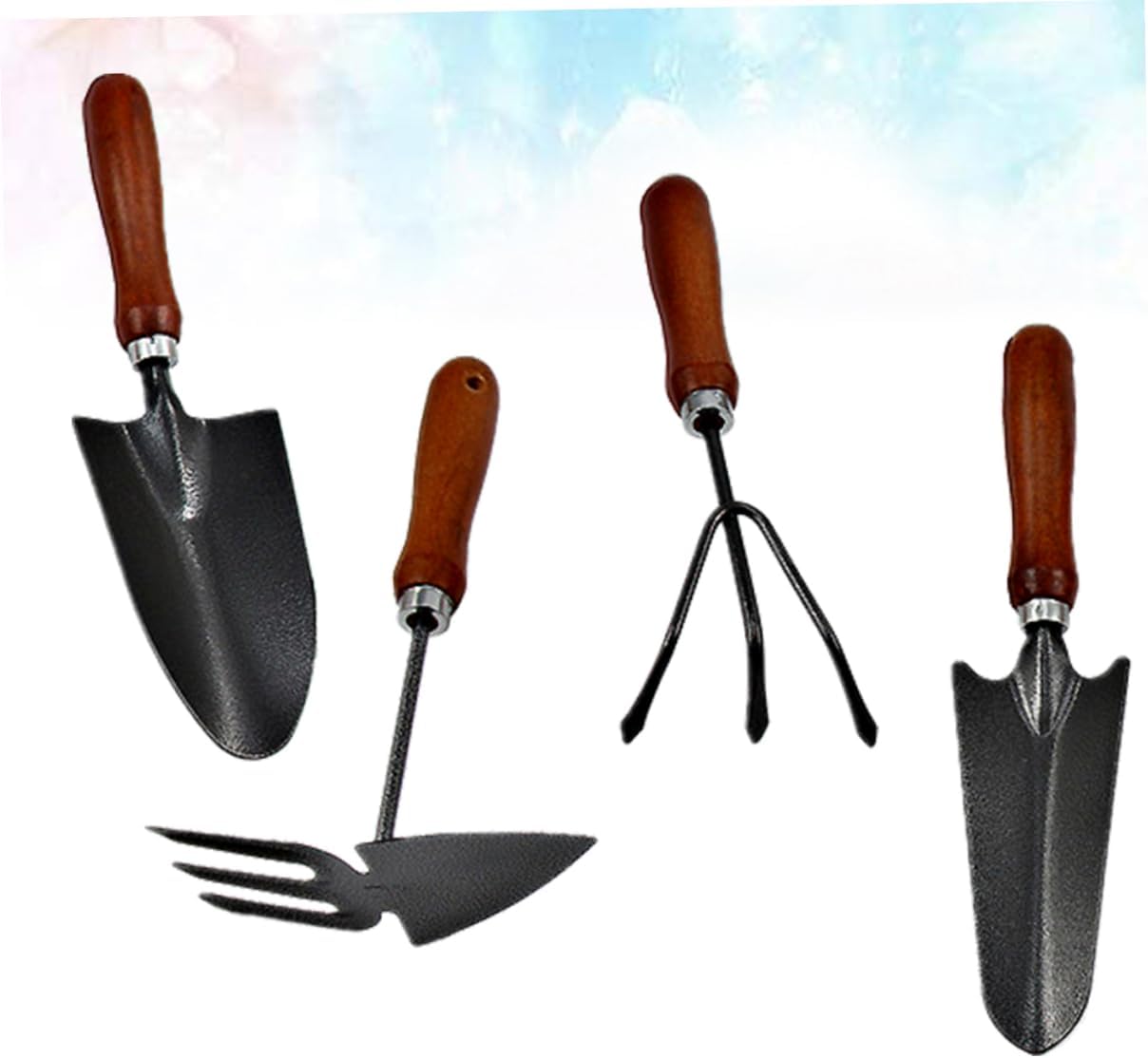 12pcs Garden Tools Set Mini Shovel Stoving Varnish Handle for Gardening