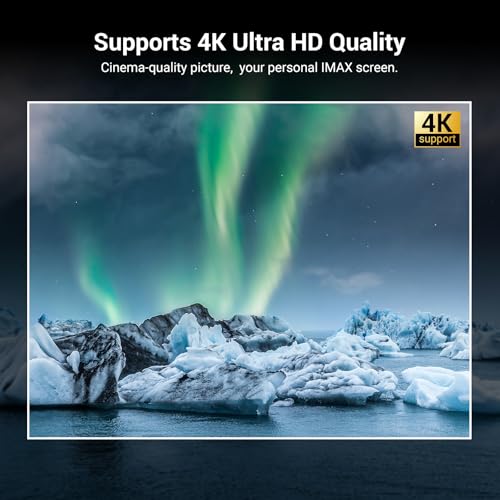HAPPRUN 2000 ANSI Netflix Officially Licensed 4K Full HD Outdoor Projector の商品画像 2
