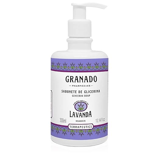 Granado Sabonete Líquido Terrapeutics, Lavanda, Lilás, 300ml