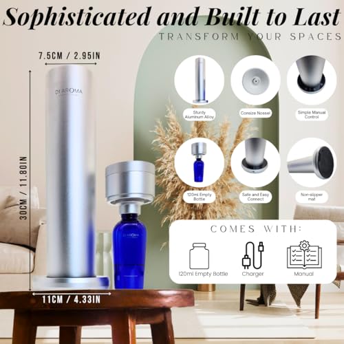 Difusor aromático eléctrico Di'Aroma Waterless Nebulizer Tower miniatura 3
