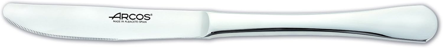 Arcos Series Madrid Dessert Cutlery Set, 12 Pieces, in Gift Box (6 Knives + 6 Forks) - Monoblock Made of Stainless Steel - Silver
