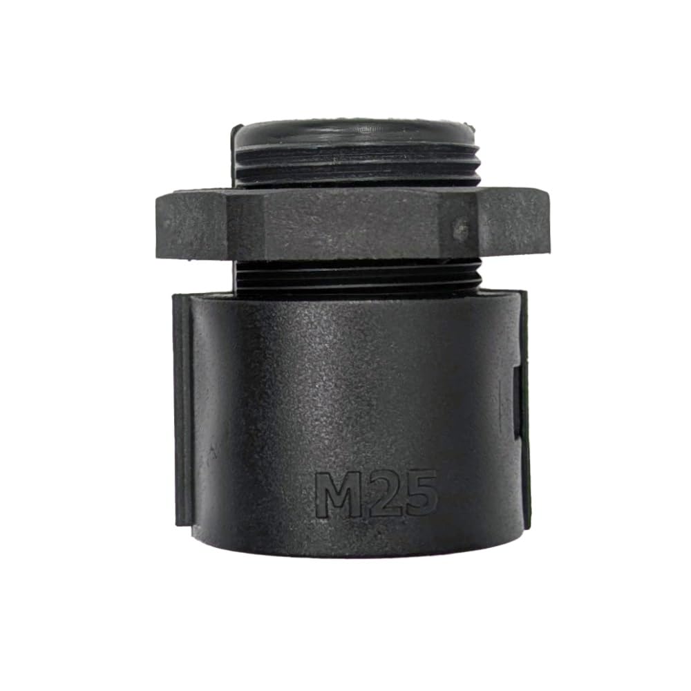 20mm Hinged PP Conduit Glands Black (Pack of 10)