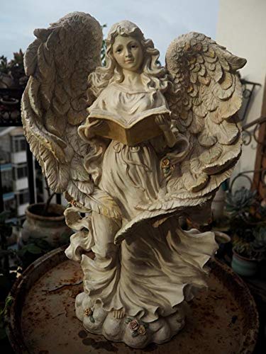 Féerie de jardin : cadeau idéal de statue d'ange rétro pour passionnés