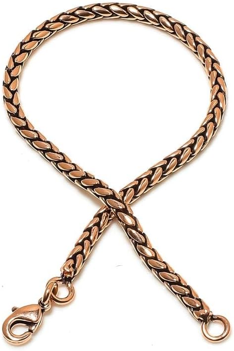 Miniatura 3 de Unisex Copper Healing Bracelet Solid Magnetic Therapy Bangle Natural Pain Relief Gift for Men & Women 5-10 inch