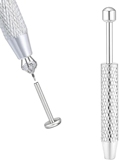 Uni-J Piercing Taper Ball Grabber Tool for Changing Jewelry - 14G 16G 18G 20G Threadless/Internal thread/External Thread Stretching Kit for Ear/Nose/Navel/Nipple/Lip/Eyebrow/Tongue