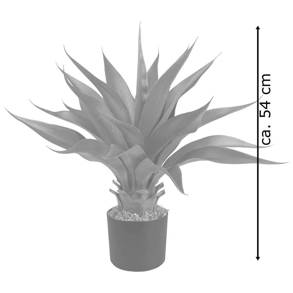 Decovego Aloe Vera Pianta Artificiale Albero Artificiale Plastica 54 cm