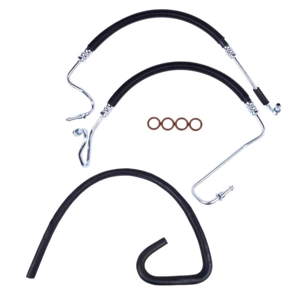Hydroboost Power Steering Pressure Return Hose 3401292 3401299 Compatible with Silverado 1500 2500 HD Sierra 1500 2500 HD 6.0L 8.1L V8