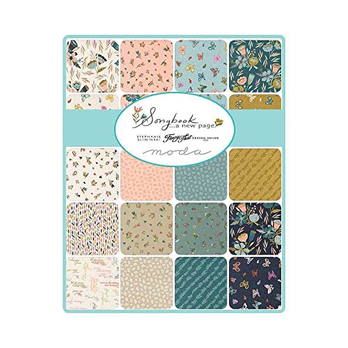 Songbook A New Page Layer Cake®, 42-10" Precut Fabric Quilt Squares By Fancy That Design House #TOP3