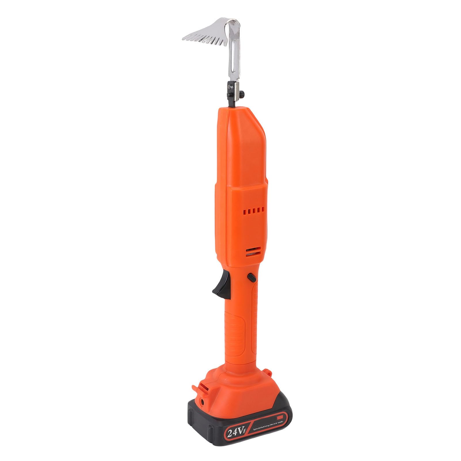 TOPINCN Coltivatore a Batteria, Zappa da Giardino Elettrica da 2500 Giri/min con Batteria Agli Ioni di Litio da 1500 MAh, per la Coltivazione del Terreno Giardinaggio del Prato Diserbo (Spina europea)