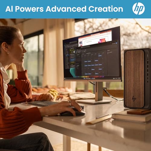 Image of HP OmniDesk(Envy Next Brand) M03 Premium Business Next Gen AI PC Desktop, Intel Core Ultra 7 265, 16GB DDR5 RAM, 1TB SSD, W11P, USB-C, Wi-Fi 6, Wired KB & Mouse, Bundle with ADATA 64GB USB Flash Drive