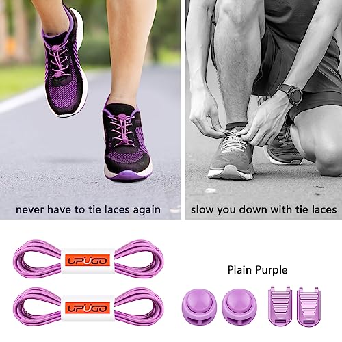 Image of UpUGo Elastic Shoe Laces, No Tie Shoe Laces Tieless for Kids, Adults, Elderly, One Size Fit All