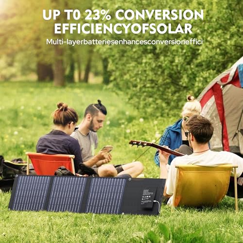 30W Solar Charger,Solar Panel USB for Camping, Hiking, and Outdoor Activities, Compact and Lightweight, IPX4 Waterproof, Charging Multiple Devices with Double Fast Charging Ports - Thumbnail 5