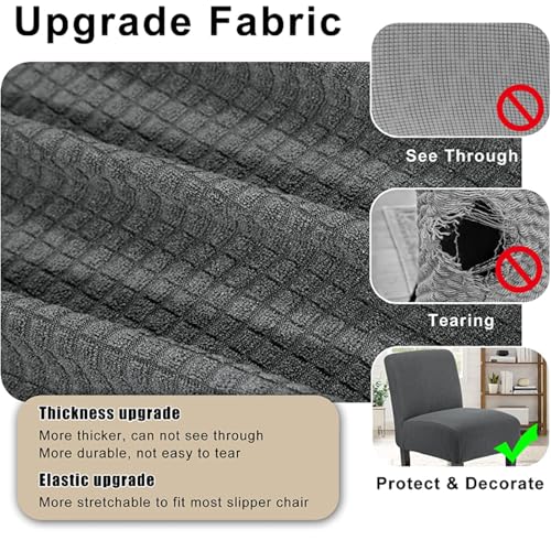 Housse de canapé sans bras extensible pour protéger des taches de chat - 4