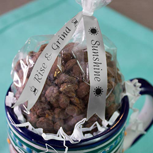 Image of Brother P-Touch Embellish Black Print on Silver Satin Ribbon TZER931 - ~ inch Wide x ~13.1' Long for use with P-Touch Embellish Ribbon & Tape Printer (Pack of 4)