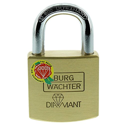 BURG-WÄCHTER Candado de cilindro Diamant D 600 40 SB, Diámetro del arco 7 mm, 40mm Cover