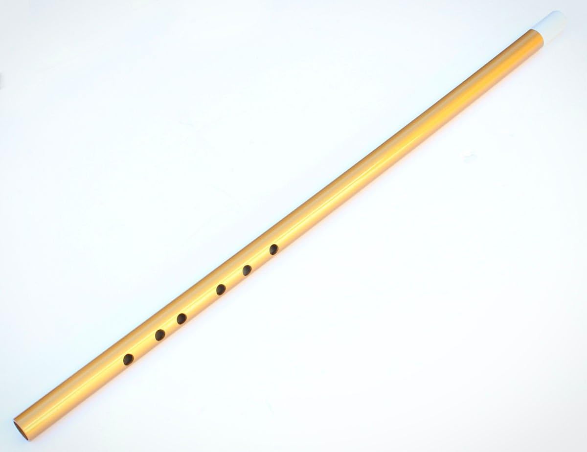 Professional Plastic Ney 20.82" Gold (Tuning Bolahenk, Mi Bayat) - One Ney