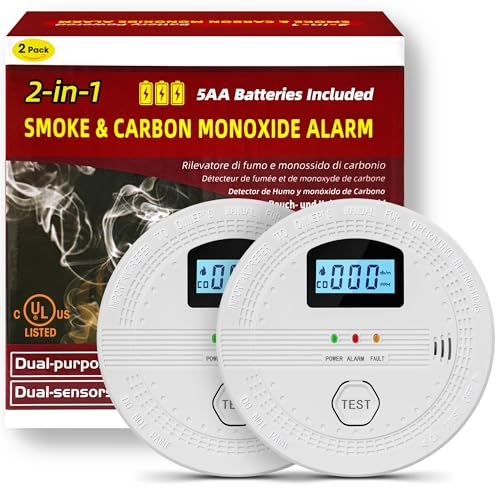 Smoke Detectors Carbon Monoxide Detectors Combo, Smoke