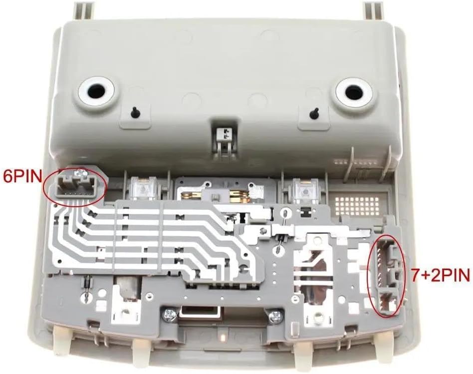 Car Reading Switch Glasses Case, for Mazda CX9 CX-9 2010 2011 2012 2013 2014 2015 TD1269970 TD1169970 TD12-69-970 Overhead Console Reading Light & Sunroof Switch Interior Dome Light