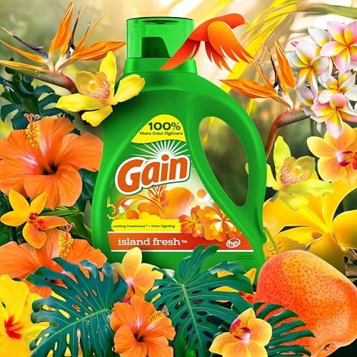 Gain Island Fresh 46 FL oz (1.36L) Liquid Detergent - image 5