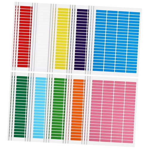 Étiquettes autocollantes colorées pour organiser la cuisine et identifier les bocaux de rangement