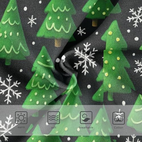 Joisal Cotton Toddler Girls Underwear Christmas Green Trees Black Cute Panties Girl Colorful Briefs Undies Kids 2t3