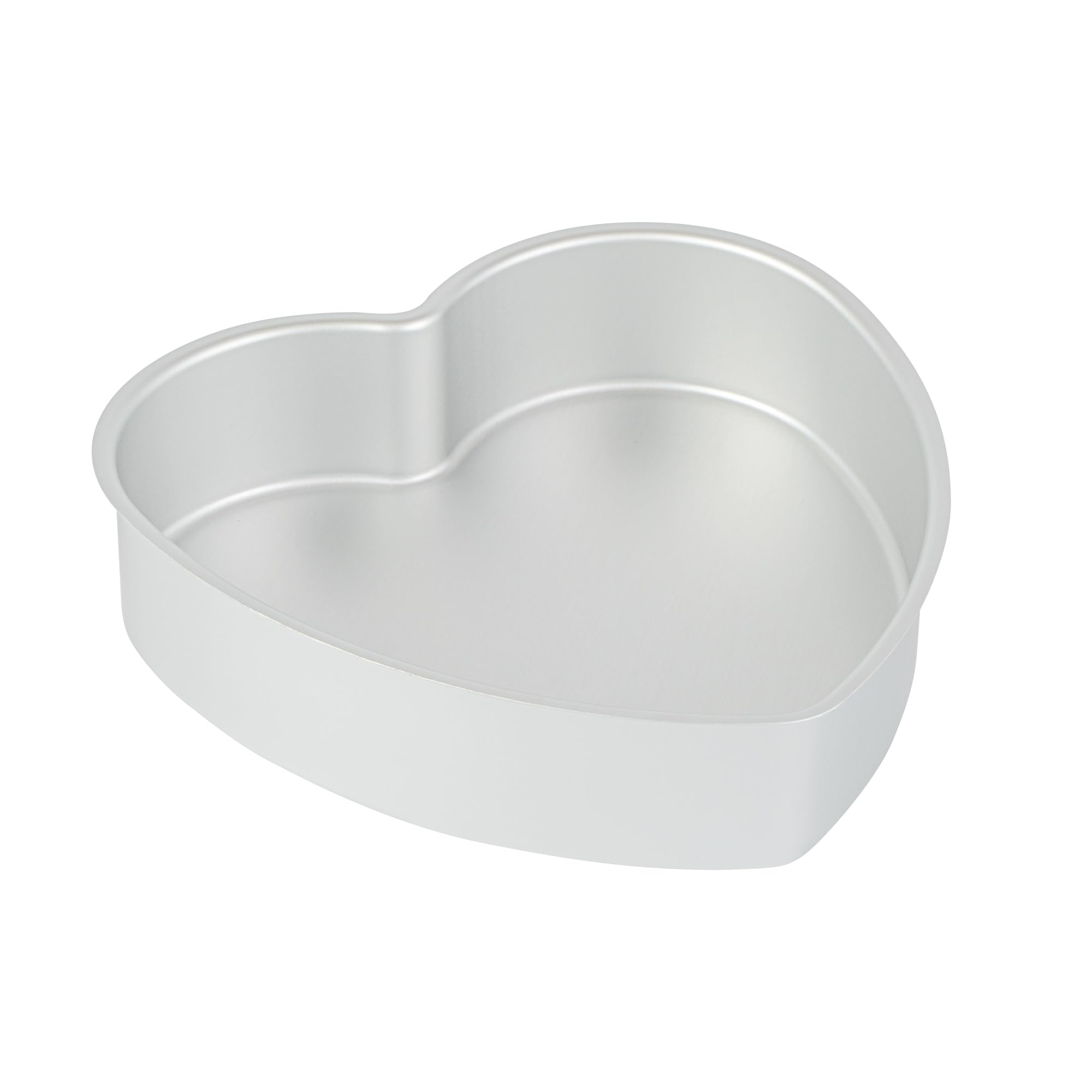 Restaurantware-Met Lux 8 x 8 x 2 Inch Straight-Sided Baking Tin, 12 Heart Shaped Cake Pan - Oven-Ready, Freezable, Anodized Aluminum Heart Baking Pan,
