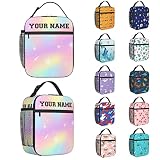 cuesr Custom Lunch Box Personalized Lunch Bag For Girls Boys Teen Men Women Customized Gifts Multico