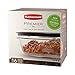 Rubbermaid Premier Food Storage Containers with Easy Find Lids, 16-Piece Set, Grey