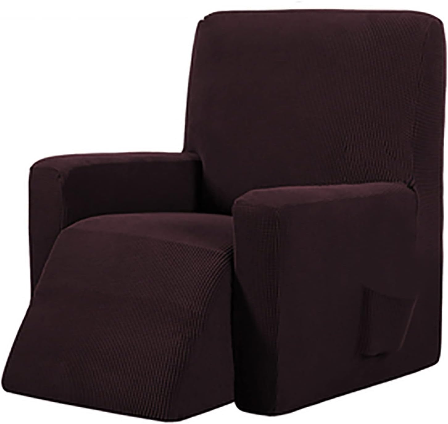 Stretch Recliner Chair Covers, 1 Piece Recliner Covers for Recliner Chair Sofa Cover Couch Cover Spandex Sofa Furniture Protector for Cats Dogs (Color : Red)