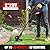 EWORK Weed Wacker Cordless 20V 12-Inch Weed Eater Battery Powered with 2×2.0Ah Batteries & Fast Charger Electric Weed Trimmer, Lightweight String Trimmer for Lawn Trimmer and Grass Edger Cutter