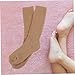 Anneome 3pairs Loose Fitting Over The Calf Wide Ankle Socks for Seniors Patients