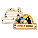  DH-Konzept Einladungskarten Indianerjunge Yakari 6er Pack