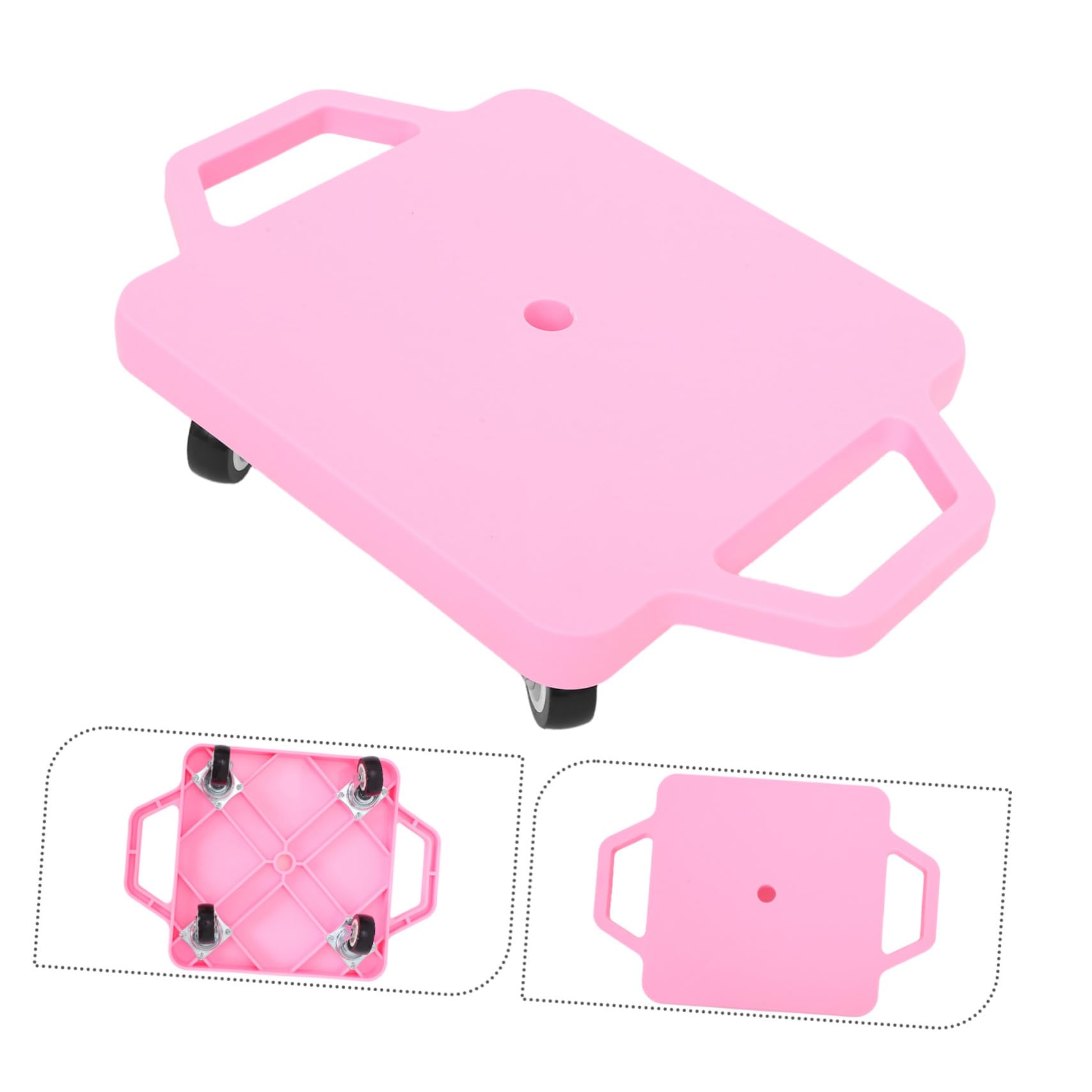 Hemobllo Balance Trainer para Scooter Board con Ruedas Plásticas Entrenamiento Sensorial y Coordinación Física Educativo para Jardín de Infancia y Interior y Exterior