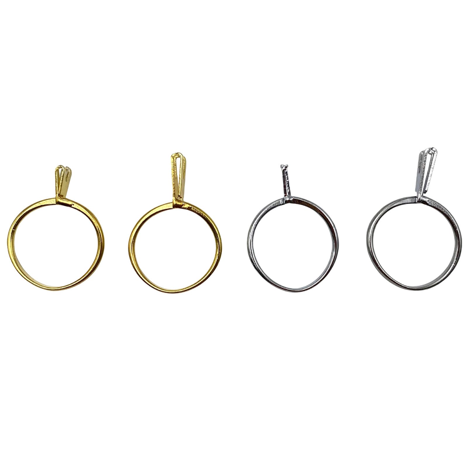 Juego de 4 pinzas ajustables para anillos profesionales, prácticos suministros de fabricación de joyas