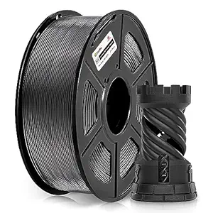 iPROSPECT PLA+ 3D Filament, PLA Plus 1kg Spool (2.2lbs),1.75mm Filament PLA Pro, Enhanced Toughness, 0.02mm Dimensional Accuracy, PLA + Compatible with Most FDM Printers (Black, 1-Pack)