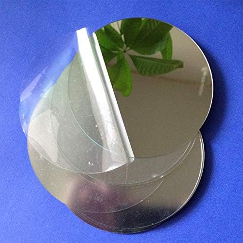 Buy BIGIMALL Round Silver Wall Mount Framed Mirror Acrylic Sheet 3Mm 5