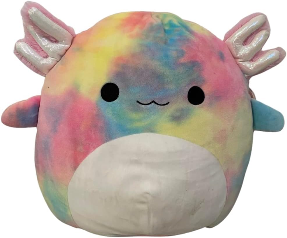 Image of Squishmallows Official Jazwares 8-Inch Tinley Rainbow Axolotl - Add Tinley to Your Squad