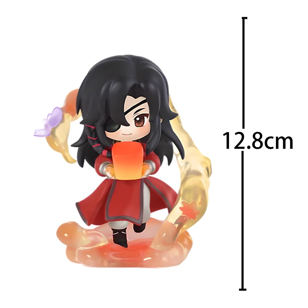 Hua Cheng Figur, 12,8 cm, Hua Cheng Anime-Statue, Modell, PVC, Schreibtisch-Ornamente, Geschenk-Kollektion für Fans