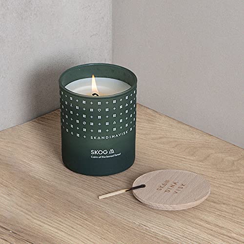 Skandinavisk Skog 'Forest' Scented Candle. Fragrance Notes: Pine Needles And Fir Cones, Birch Sap And Lily Of The Valley. 7.0 Oz. #TOP2