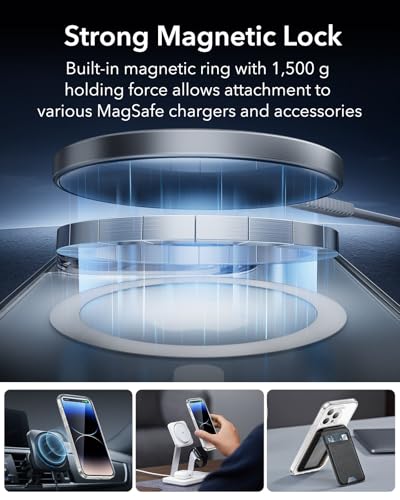 ESR for iPhone 14 Pro Max case, Translucent Matte Case, Compatible with MagSafe, Military-Grade Protection, Classic Series, Clear - image 3