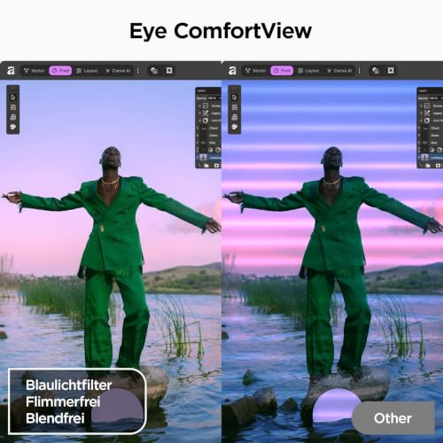 KOORUI 27 Zoll Monitor FHD 144Hz VA Adaptive Sync Eye Care 99% sRGB VESA – Ansicht 4