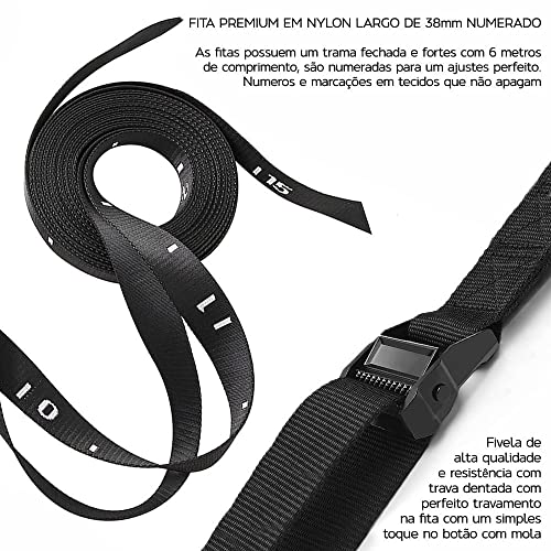 Par Argola Olímpica Cross Training em Madeira com Fivela Ajustável - D1Fitness