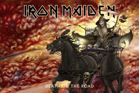 Poster Iron Maiden Death on The Road Affiche Rock 61x91,5 cm
