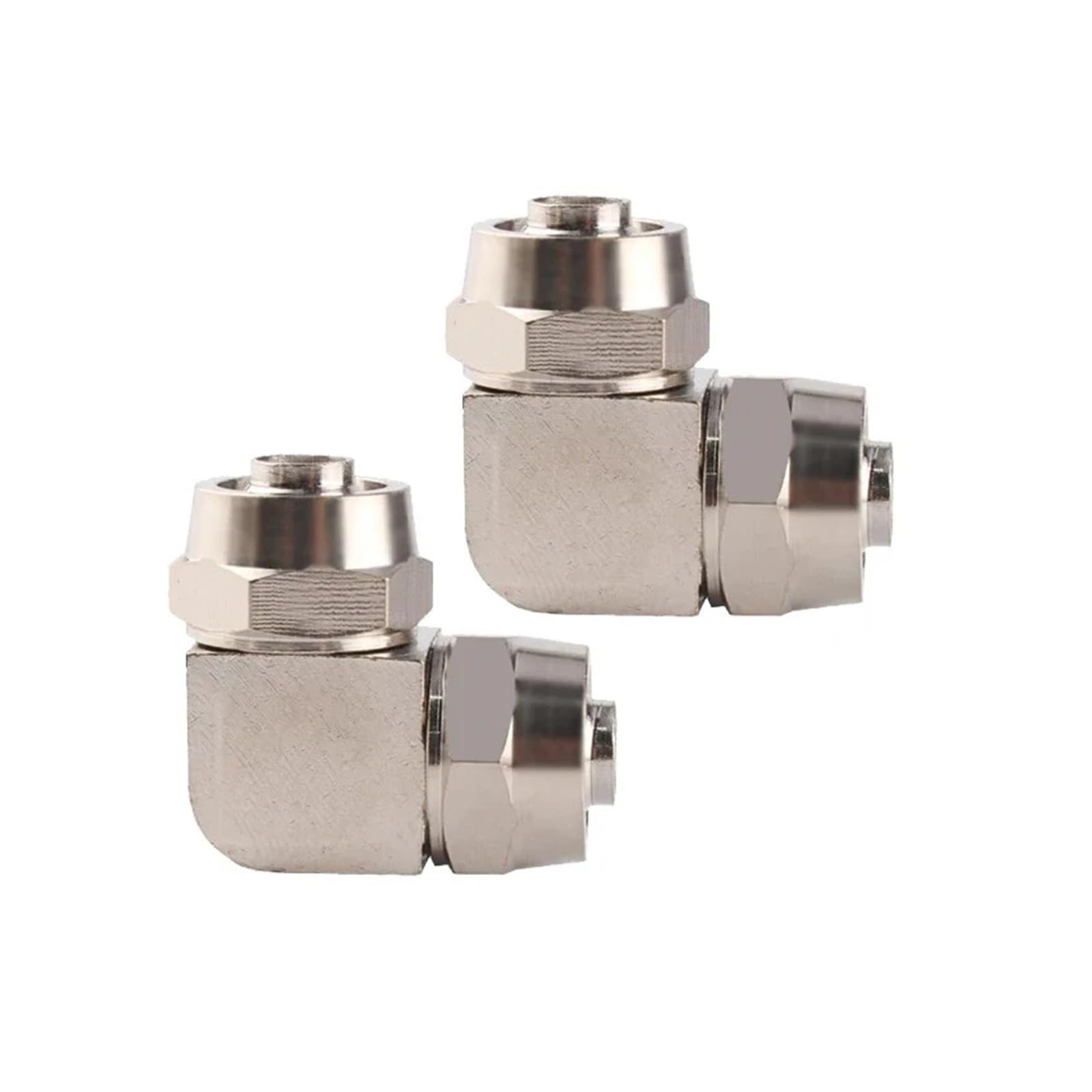 Raccord pneumatique coudé en métal avec fixation à torsion rapide 90 degrés KL-PV6