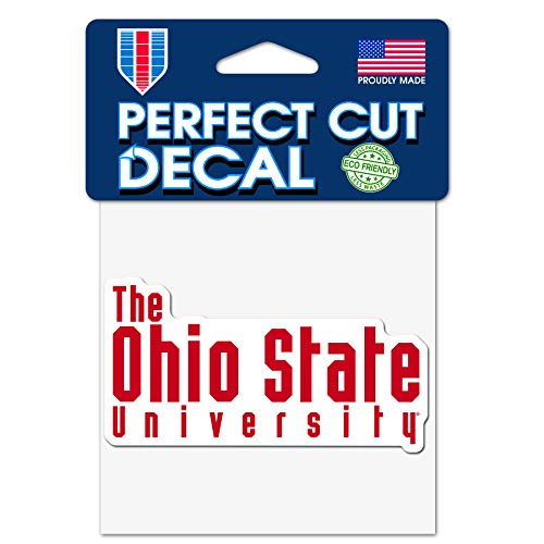 Autocollant Ohio State Buckeyes 4x4 Wincraft pour décorer votre gourde de sport