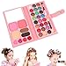 Powmag Set di Trucchi per Bambine, Set Trucco Lavabile per Bambini, Lavabile Makeup Set di Cosmetici, Set di Cosmetici per Bambini Trucco Lavabile Ragazza, sbelletti Make up