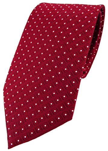 Cravate en soie à pois TigerTie 8 cm : finissez-en avec les nœuds de cravate mous