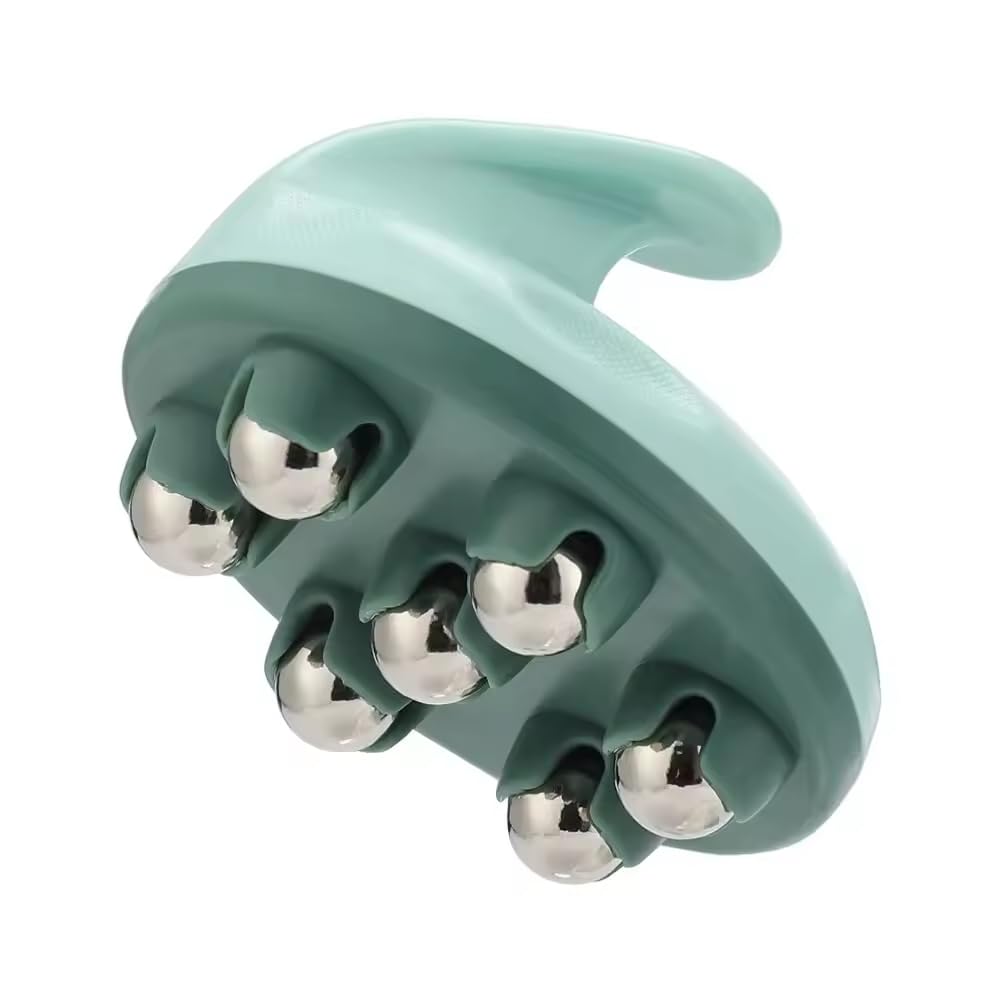 Kroywen 1Pc Round Shaped Massage Glove, Manual Glove Massager with 7 360-degree Magnetic Roller Balls, Hand Held Deep Tissue Manual Massager for Full Body Massage - 1(Multicolour) Kroywen 1Pc Round Shaped Massage Glove, Manual Glove Massager with 7 360-degree Magnetic Roller Balls, Hand Held Deep Tissue Manual Massager for Full Body Massage - 1(Multicolour)