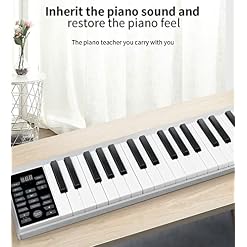 KEMNGO Clavier de Piano à 61 Touches, Piano à Clavier électronique Portable Mince for Enfants débutants, pédale de… - Les Beatles, Paul McCartney, John Lennon, RIngo Starr, George Harrison KEMNGO Clavier de Piano à 61 Touches, Piano à Clavier électronique Portable Mince for Enfants débutants, pédale de… – Image 4